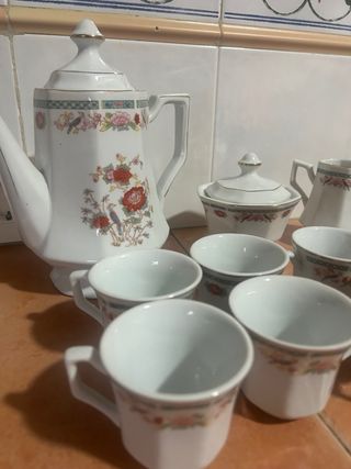 Juego de café vintage porcelana