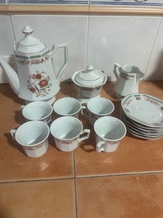 Juego de café vintage porcelana
