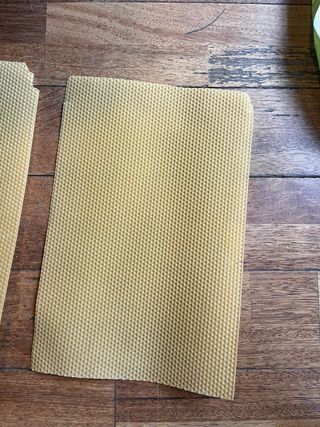 Láminas de cera natural