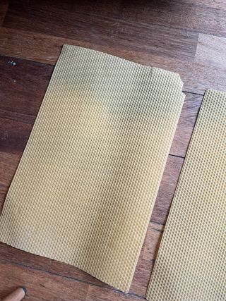 Láminas de cera natural