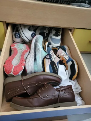 Cama madera 190x100 cm con cajones inferiores