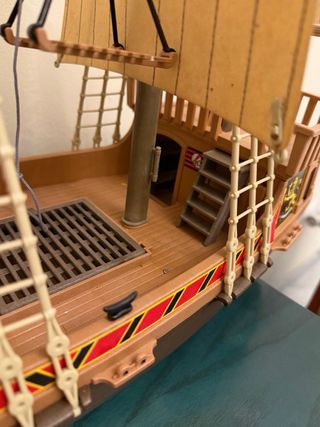 Barco Pirata Playmobil con Accesorios