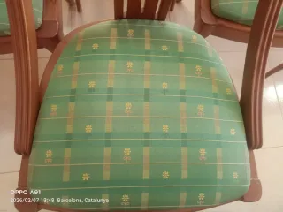 Conjunto de 4 sillas de comedor