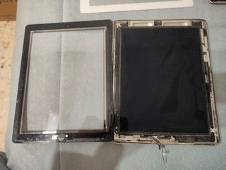 Lote 3x iPad 2 para piezas + fundas + cristal