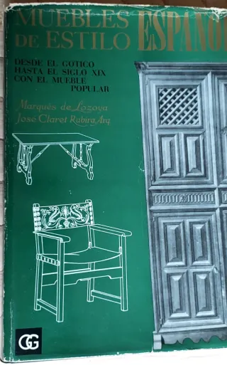 Libros, tres tomos, de muebles. Especial Tallistas