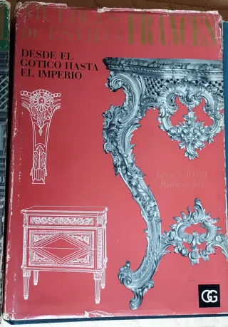 Libros, tres tomos, de muebles. Especial Tallistas