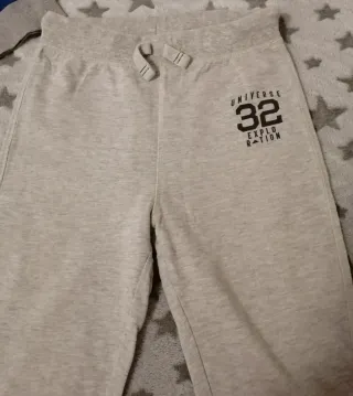 Set felpa e pantalone tuta grigio