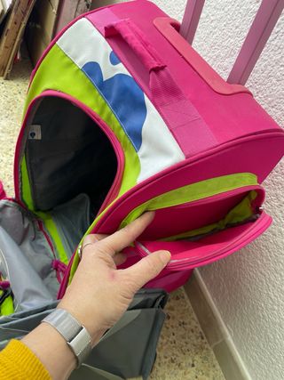 Maleta infantil Imaginarium rosa y verde