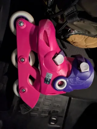 Patines Oxelo niña rosa talla 26-28