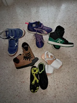 Lote Zapatos Niños Tallas 31 y 32.
