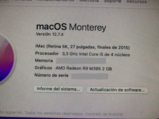 Placa Base iMac 27" 5K 2015 (Late) – i5 3.3GHz