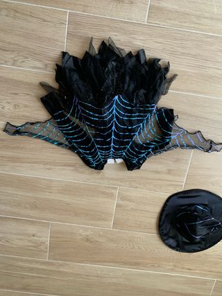 Disfraz Bruja Telaraña Niña 5-6 Años