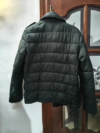 Chaquetón Zara Negro Talla L