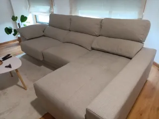 Sofá Chaiselongue gris