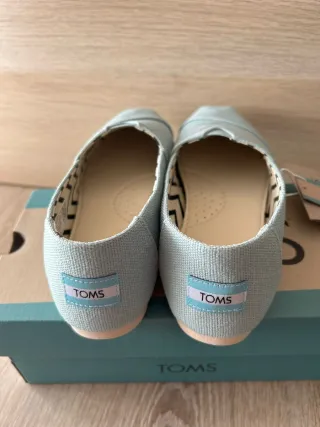 Alpargatas TOMS Mujer azul claro