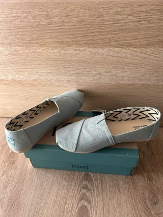 Alpargatas TOMS Mujer azul claro