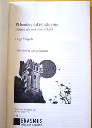 EL HOMBRE DE CABELLO ROJO HUGH WALPOLE