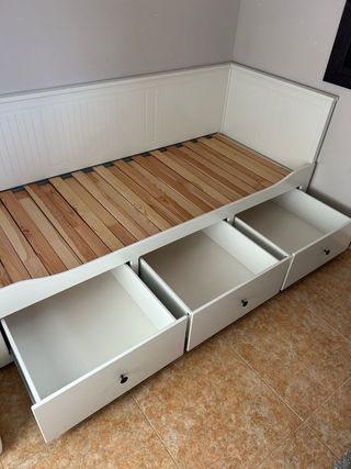 Cama Diván Blanca IKEA Madera