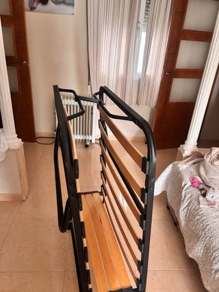 Cama Plegable Metal y Tela