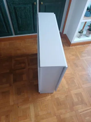 Mesa plegable multiusos blanca