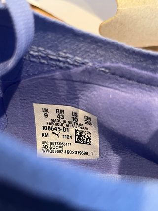 Zapatillas Fútbol Puma Nuevas Morado/Verde