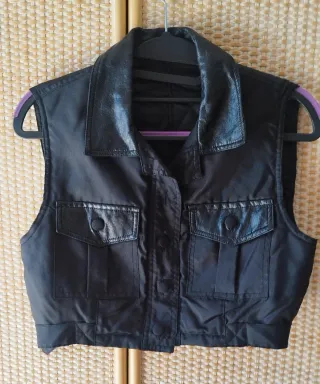 Chaleco Maria M. Negro