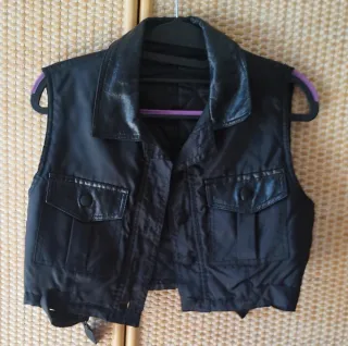 Chaleco Maria M. Negro