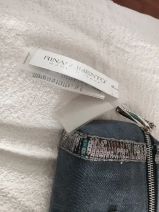 Borsetta Rinascimento nuova con paillettes