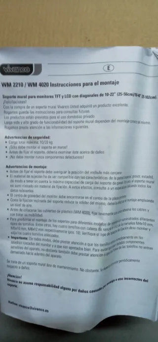 Soporte de Pared Vivanco Tilt & Swing