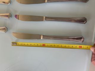 12 Cuchillos de Mesa Acero Inoxidable