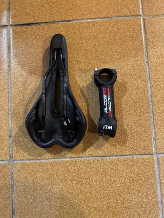 Sillín y potencia bicicleta ITM
