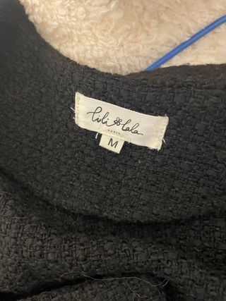 Chaqueta Tweed Lili & Lala Paris Negra