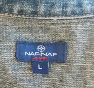 Cazadora tejana Naf Naf azul