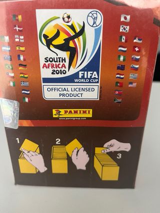 Caja sellada Mundial Sudáfrica 2010 Panini