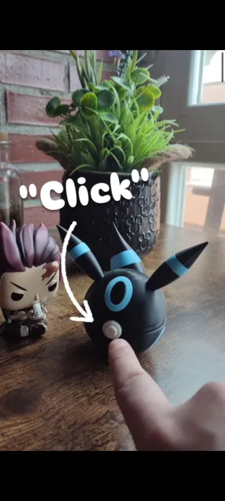 Poké Ball #197 Umbreon Shiny Brilla Oscuridad