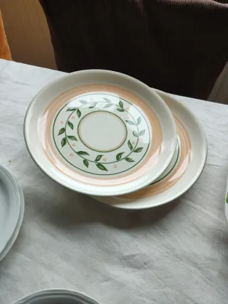 Set di piatti in porcellana