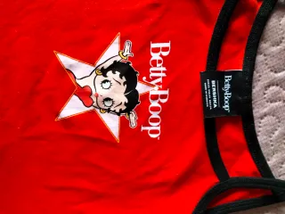 Top tirantes Betty Boop rojo Talla XS