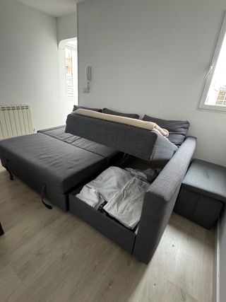 Sofá Cama FRIHETEN Skiftebo Gris