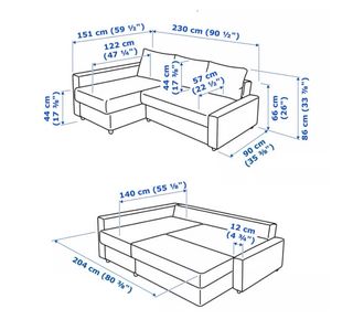 Sofá Cama FRIHETEN Skiftebo Gris