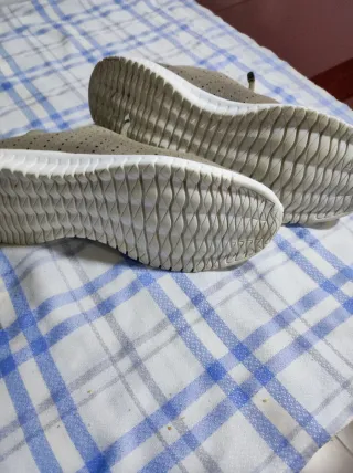 Zapatillas gris plata Mujer