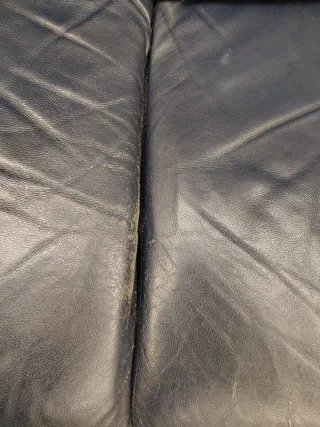 Sofá de piel 2 plazas