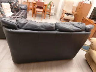 Sofá de piel 2 plazas