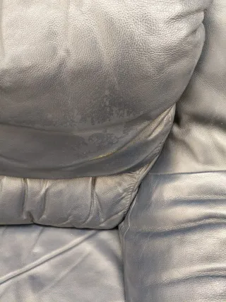 Sofá de piel 2 plazas