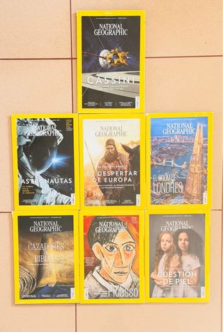 Lote National Geographic 2018 + estuche