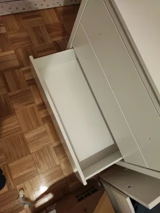 Cómodas blancas de madera ikea