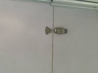 Mesa consola extensible lacado blanco y 4 sillas