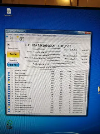 Disco Rígido Toshiba MK1059GSM 1TB Laptop