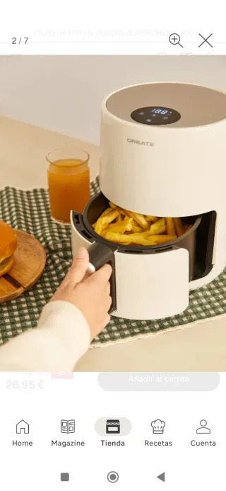 Freidora de aire CREATE