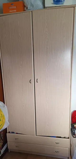 Armario 2 puertas madera