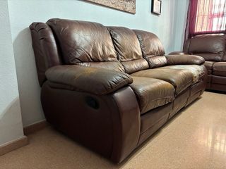 Sofá 3 plazas reclinable y modular – muy cómodo